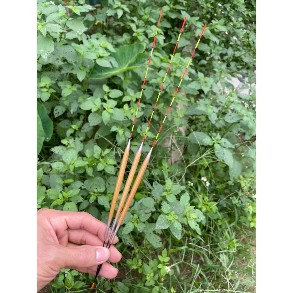 Phao câu đài, phao câu đơn phao cỏ lau chuyên rô phi tải chì từ 1.1g đến 2.0g