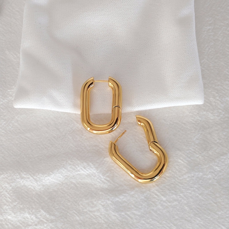 Khuyên Tai Nữ Hình Tròn Thời Trang Hàn