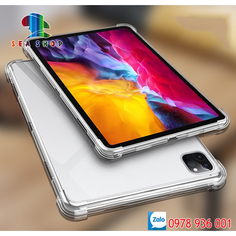 Ốp lưng iPad nhựa dẻo - CHỐNG SỐC - thiết kế dày 4 góc- Ốp iPad 2,3,4, Air2, Pro 9.7, iPad 10.2, 10.5 inch, Mini 1, 2, 3