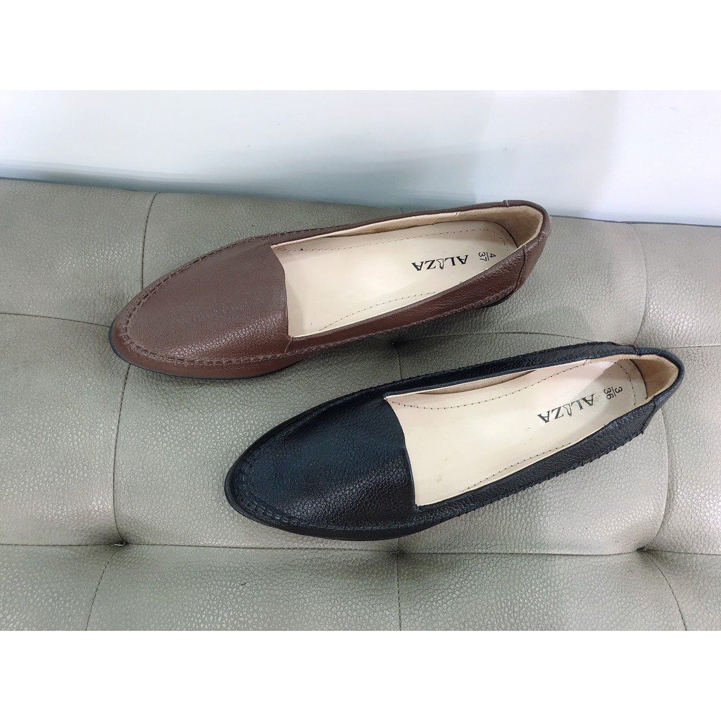 Aliza - Giày bệt da bò đế kếp 0011B | BigBuy360 - bigbuy360.vn