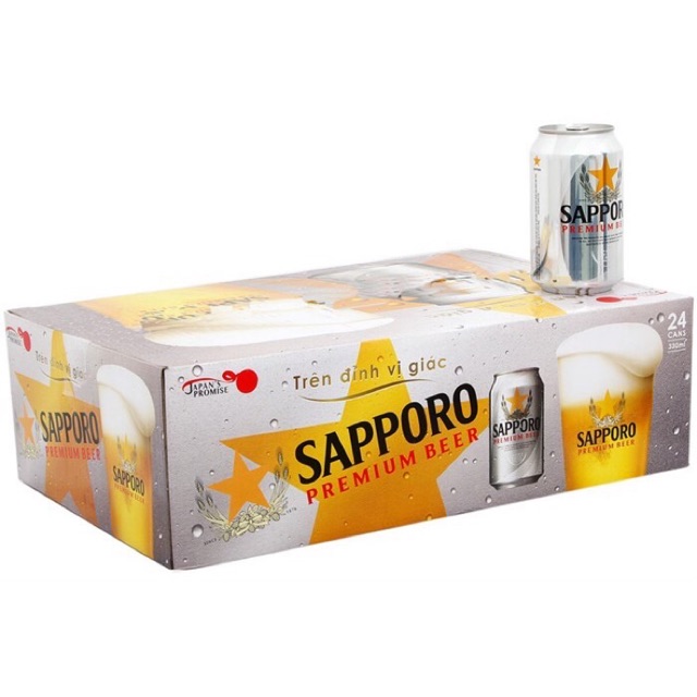 Bia Sapporo lon 330ml