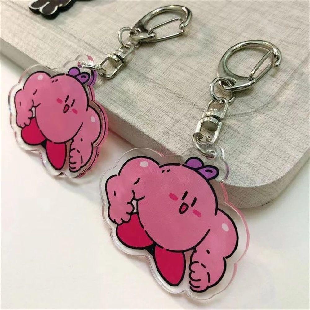 Móc Khóa Hình Nhân Vật Hoạt Hình Kirby Dễ Thương