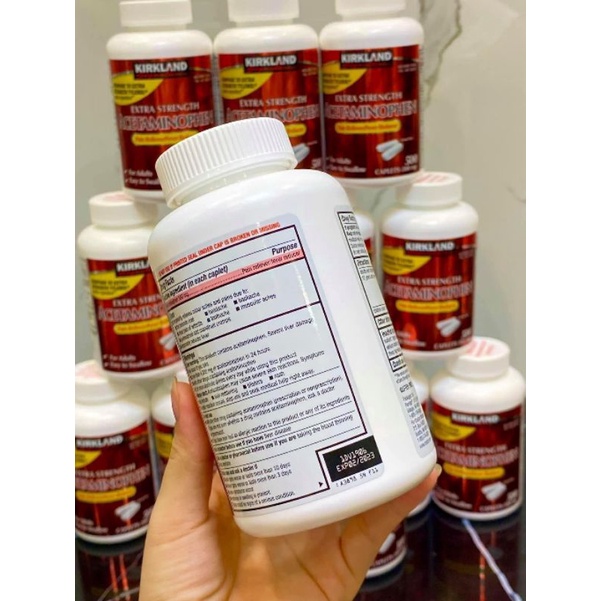 500 VIÊN ACETAMINOPHEN KIRKLAND CỦA MỸ