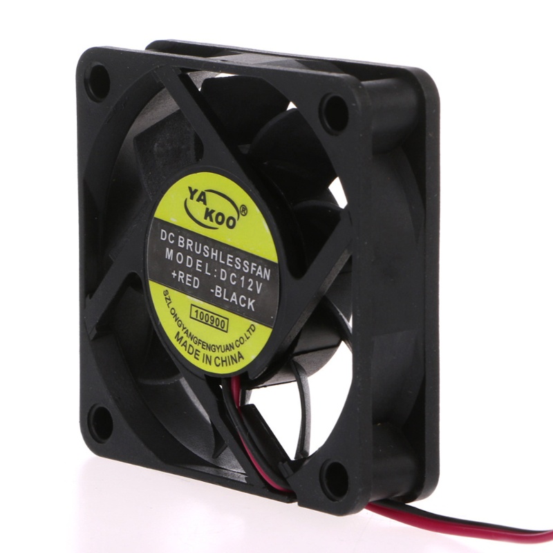 Quạt Tản Nhiệt Làm Mát CPU Máy Tính 60 Độ 60x60x15mm DC 12V 2-Pin 60x60x15mm