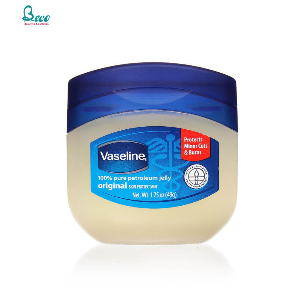 [Mỹ Phẩm Xách Tay]  Sáp Dưỡng Ẩm Vaseline 100% Pure Petroleum Jelly Original 49g  - Phụ Nữ Làm Đẹp
