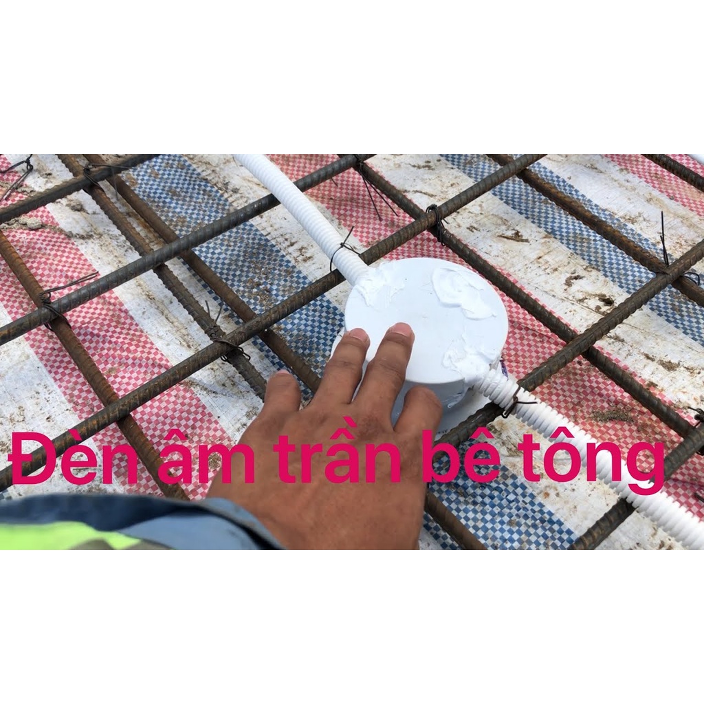 Đế âm đèn led phi 90 lon led