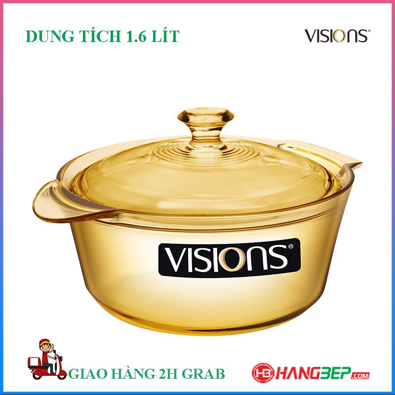 Nồi thủy tinh Visions Flair 3.8 lít VSF-38/CL1 - sản xuất tại Pháp