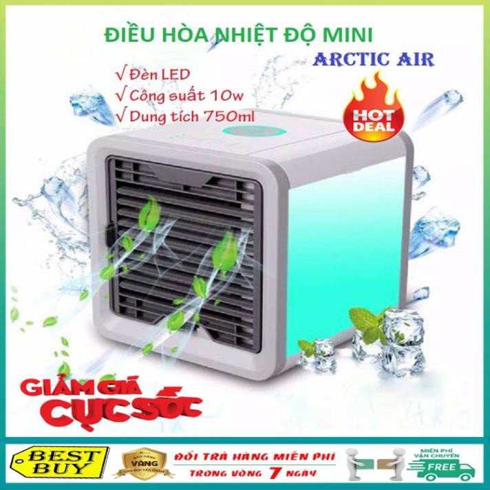 Máy điều hòa mini để bàn cao cấp làm lạnh bằng hơi nước ARCTIC AIR sử dụng công nghệ ion tiên tiến