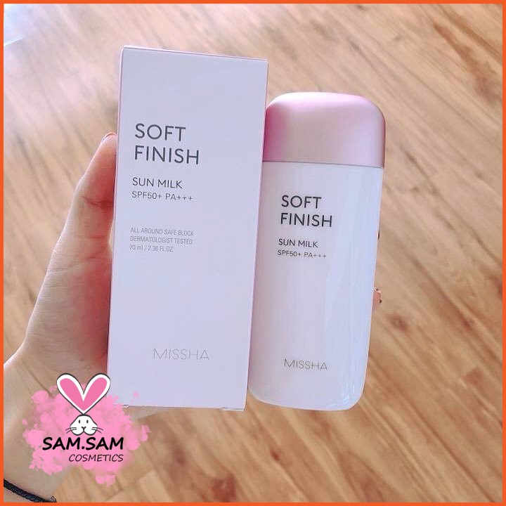 Kem Chống Nắng Missha Soft Finish Sun Milk SPF50+ PA+++