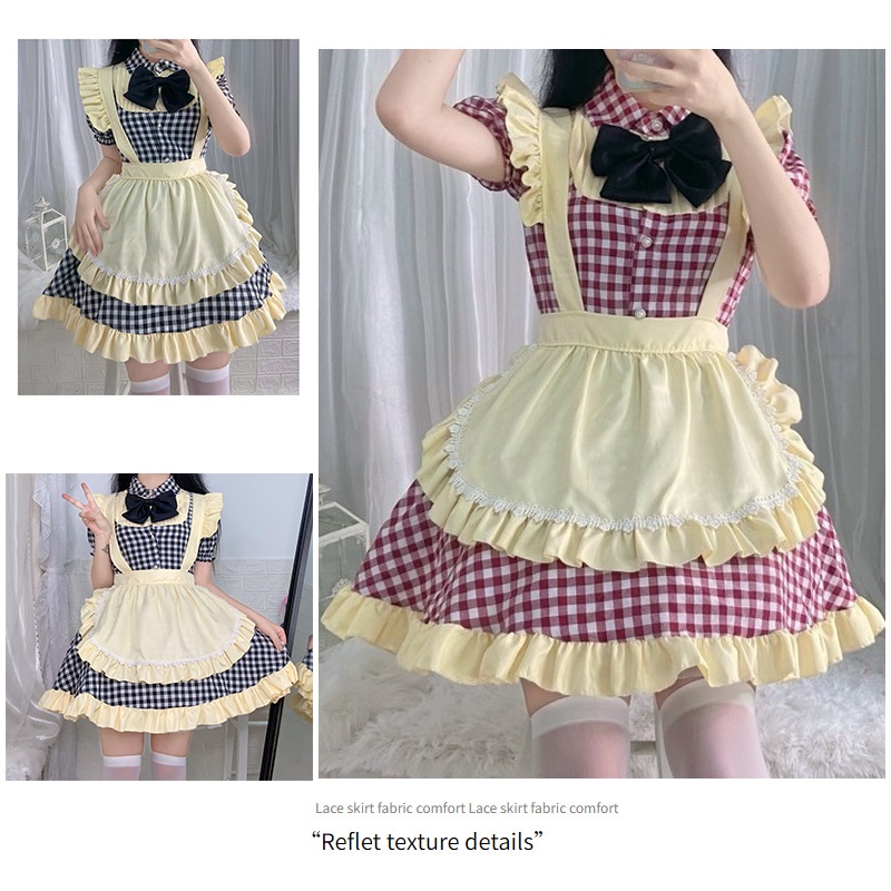 Mới Đầm Lolita Hóa Trang Cô Hầu Gái Xinh Xắn Cho Bé Gái