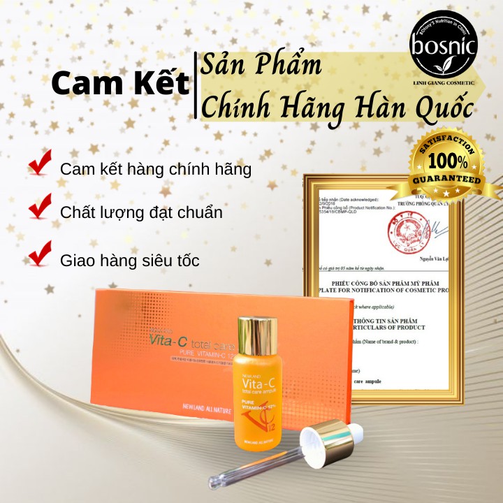 [Hộp lẻ] Serum Vita-C Total Care Ampule 10ml - Tinh Chất Cô Đặc Dưỡng Trắng, Chống Lão Hóa - Chính Hãng Hàn Quốc