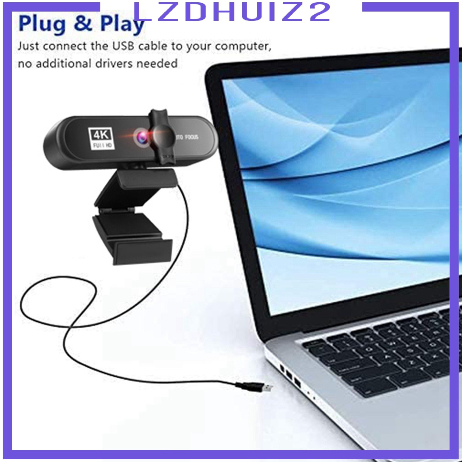 Webcam 4k 8mp Hd Tích Hợp Mic Cho Máy Tính | BigBuy360 - bigbuy360.vn