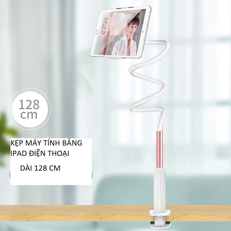 Giá đỡ kẹp điện thoại, ipad xem fiml đầu giường