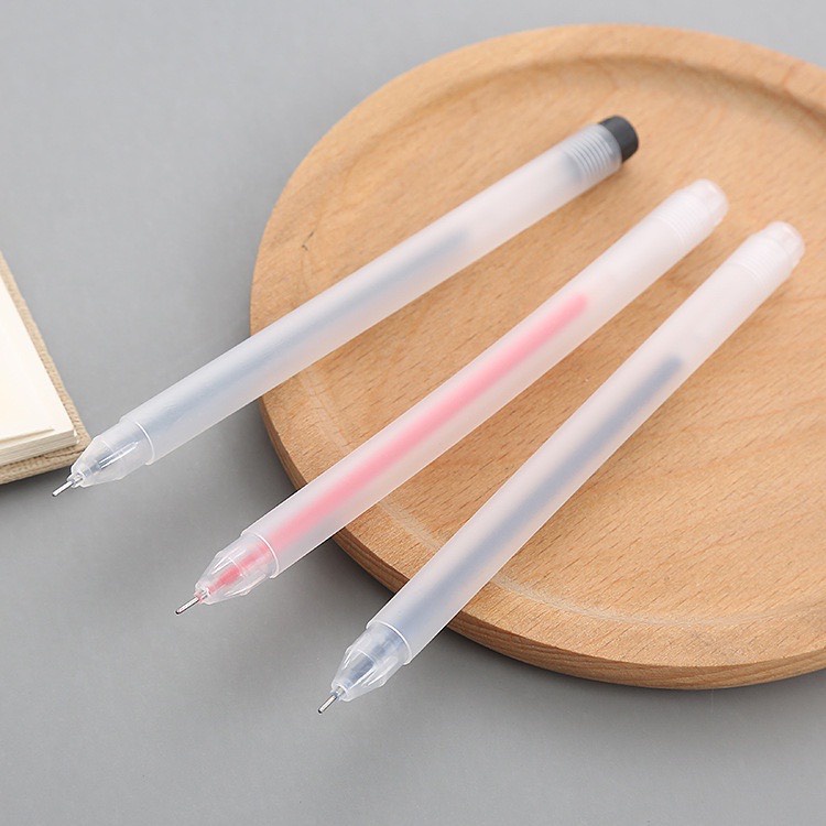 Bút gel - Bút bi nước - mực nước ngòi 0.5mm màu xanh , đen , đỏ - văn phòng phẩm - HOKAMI STORE
