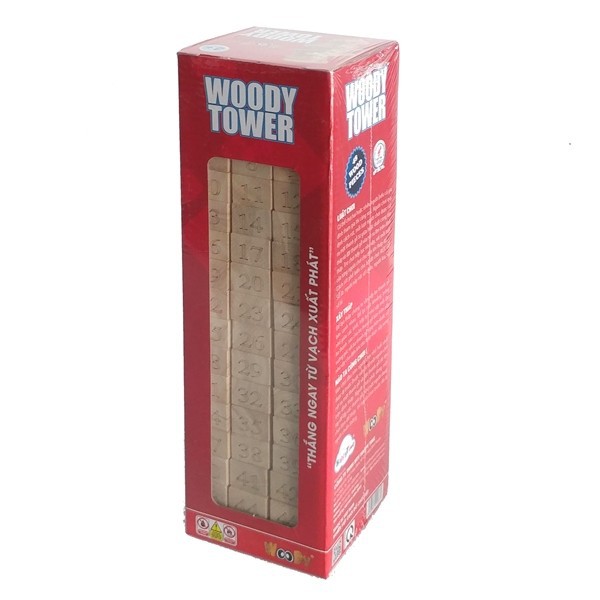 Trò Chơi Rút Thanh Woody In hình Số - Đồ Chơi Rút Gỗ