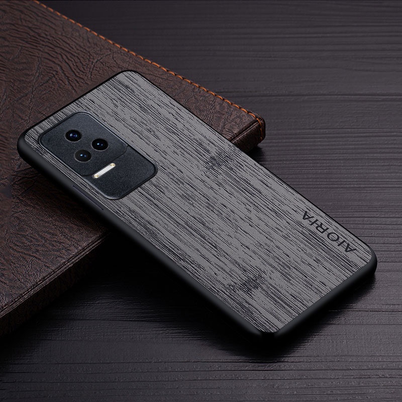 Ốp Điện Thoại Da Họa Tiết Gỗ Tre Sang Trọng Cho xiaomi redmi k50 pro 5g redmi k50