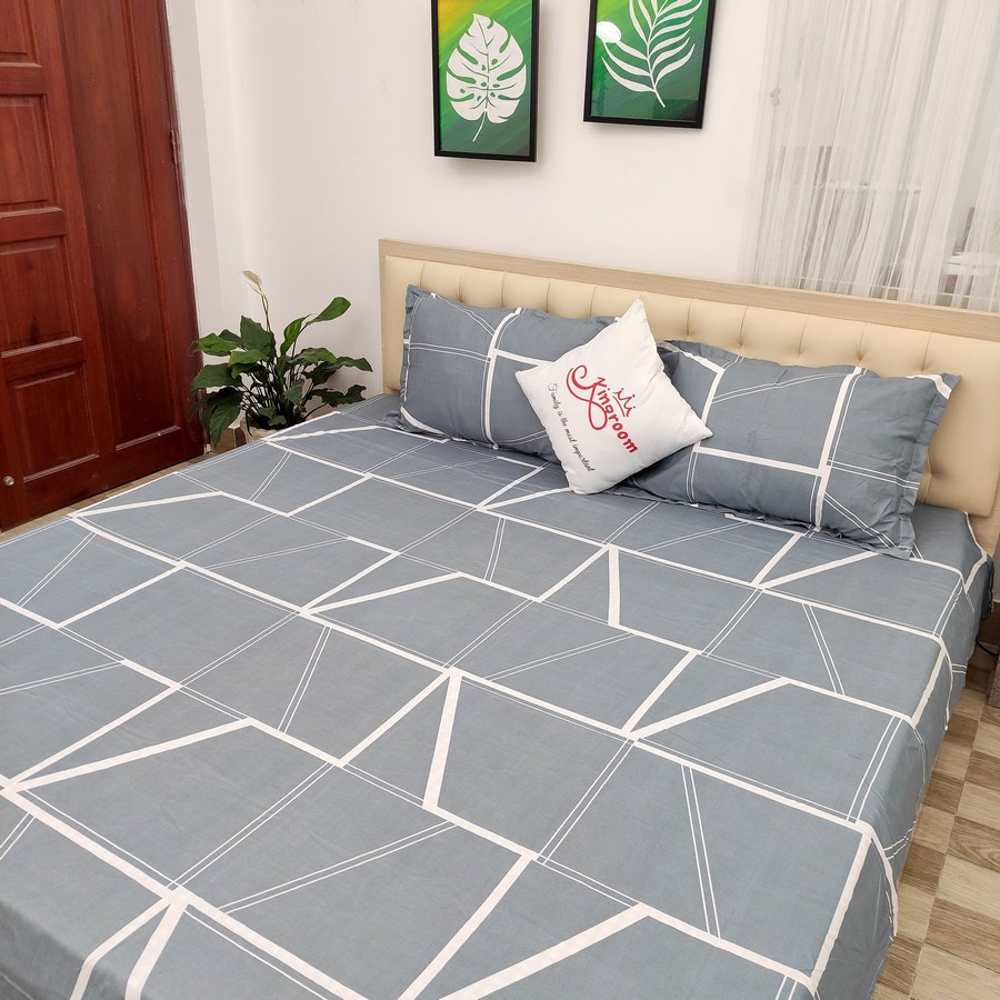 Bộ ga nệm 3 món 861 Kingroom shop chuyên ga giường, bọc nệm