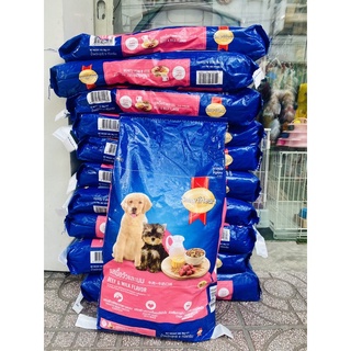 Smartheart puppy 8kg thức ăn khô cho chó con smartheart vị thịt bò và sữa