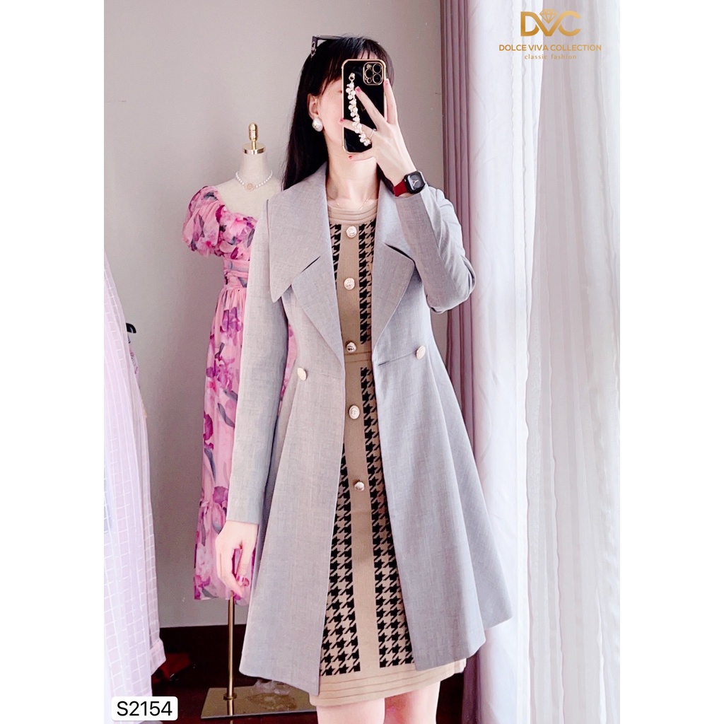Áo vest dáng dài A2154 - DOLCE VIVA COLLECTION | BigBuy360 - bigbuy360.vn