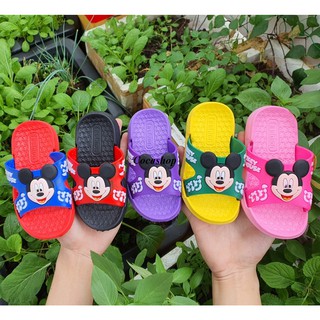 Dép quai chéo siêu nhẹ chuột micky 2020 cho bé trai bé gái hàng quai dẻo đế siêu nhẹ
