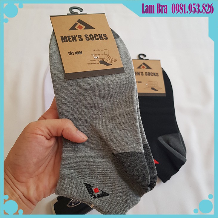 Tất Nam Cổ Ngắn Trịnh Trung - Hàng Việt Nam Chất Lượng Cao - Công Nghệ Nano - Chống Hôi Chân.