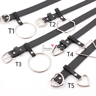 Thắt lưng hình học ulzzang viền may cao cấp nhiều mẫu hot hit - Có sẵn