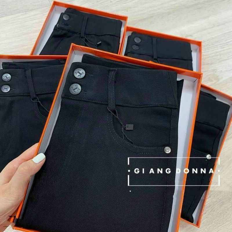 Quần legging chữ H hộp cam