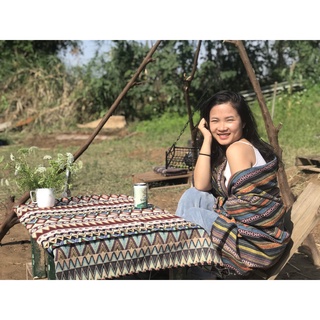 Thảm Thổ Cẩm cỡ Lớn, KT 3m*1.5m, Phong cách Boho