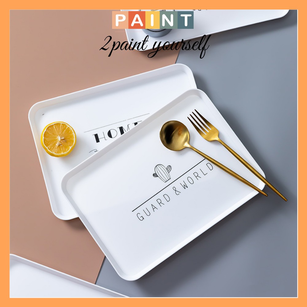 Khay nhựa decor đựng đồ đạo cụ chụp ảnh trang trí 2Paint