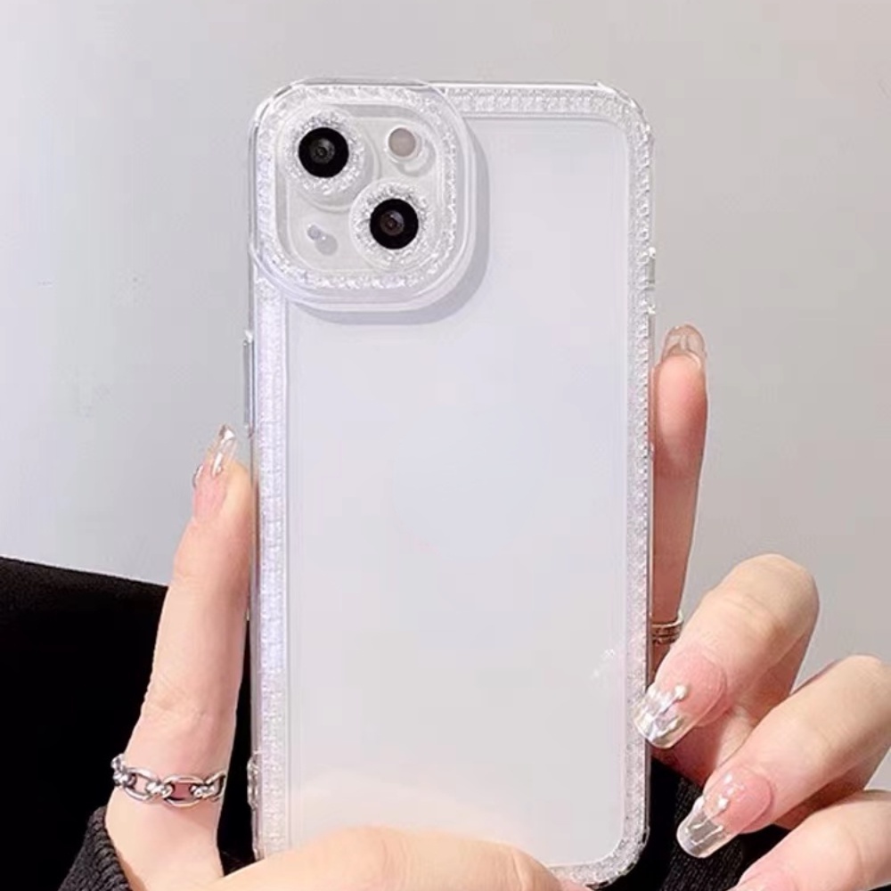 For iphone 14 pro max Ốp điện thoại silicon mềm trong suốt cạnh vuông sang trọng cho compatible for iPhone 13 Pro Max 12 Pro Max 11 Pro Max 7 Plus 8 Plus XR