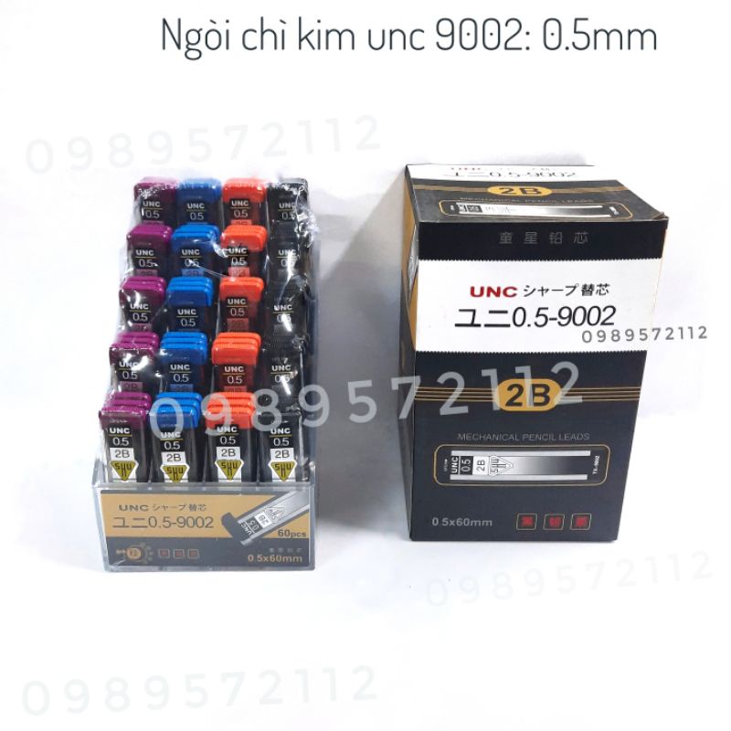 Ngòi chì kim UNC-9002 0.5mm,0.7mm. (1 lố)