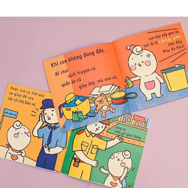 Sách Ehon Kĩ Năng Sống: Miu Bé Nhỏ  Cho bé 3-6 tuổi  Hải Anh Books