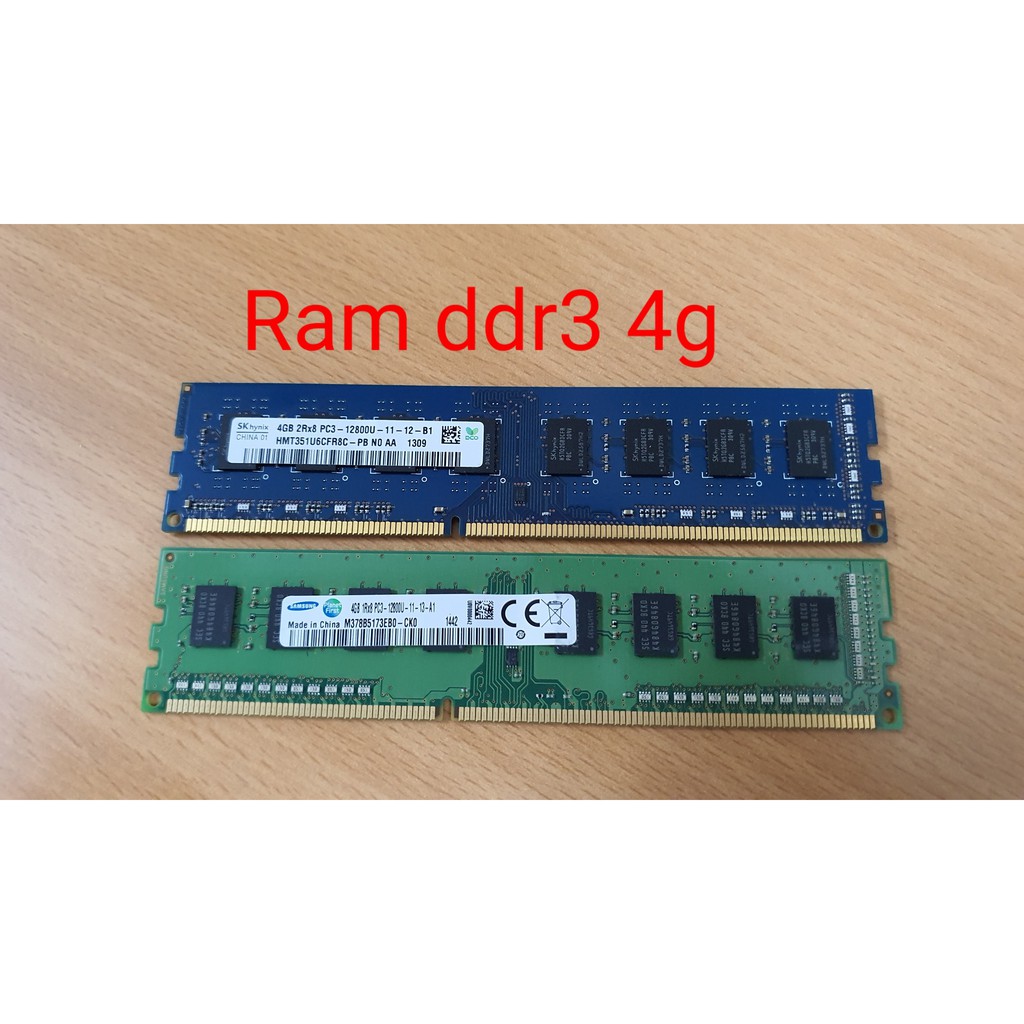 Ram máy bàn ddr3 4gb bus 1600