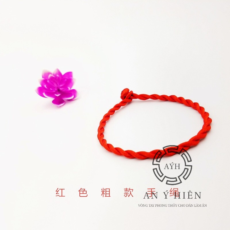 Vòng chỉ đỏ trơn