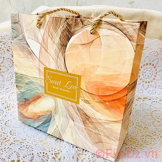 [19*19*8] SỈ 9K Túi giấy đựng hộp quà tặng T3 size 19-20cm