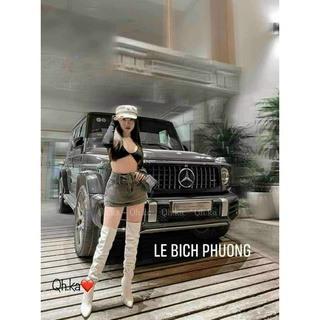 chân váy bò đai to siêu phẩm