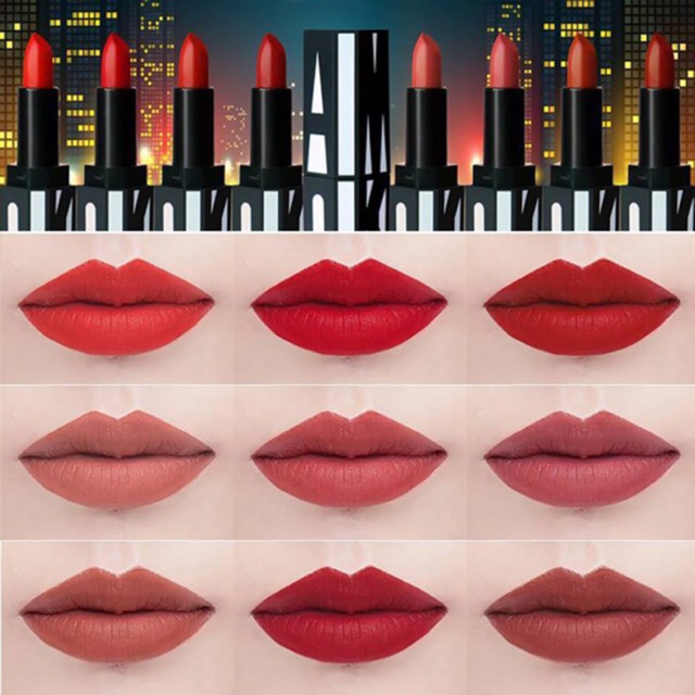 (ảnh thật) SON AMOK UNIQUE CITY TECHNICAL LIPSTICK LIMITED