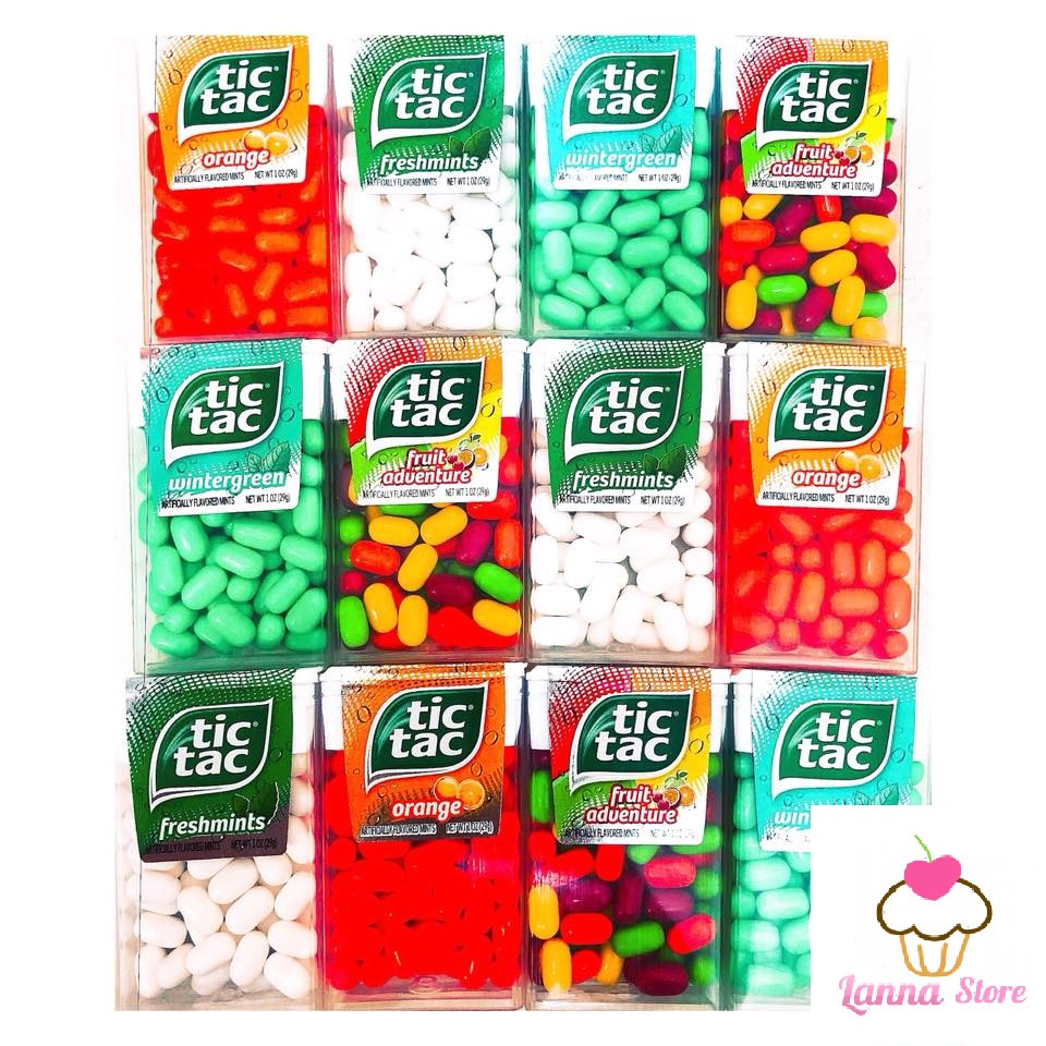 Kẹo ngậm Tictac hộp nhỏ 14.5g nhập khẩu Mỹ 🇺🇸.