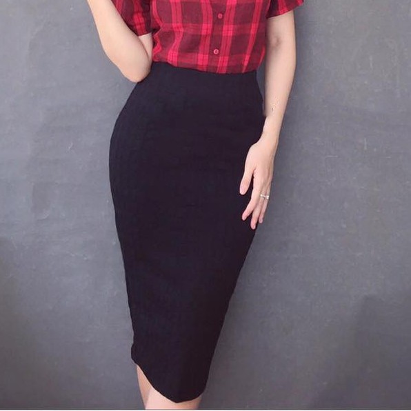 [FREESHIP] CHÂN VÁY DÁNG DÀI XẺ SAU