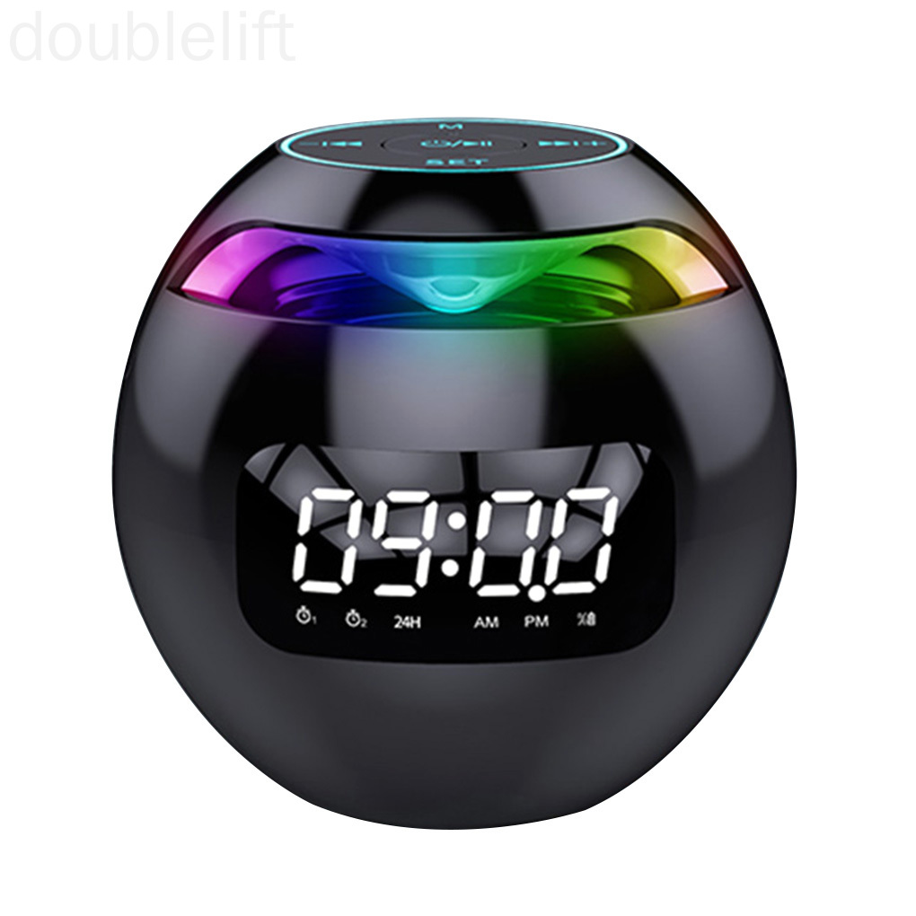 Loa Bluetooth 5.0 Có Đồng Hồ Báo Thức Kèm Phụ Kiện