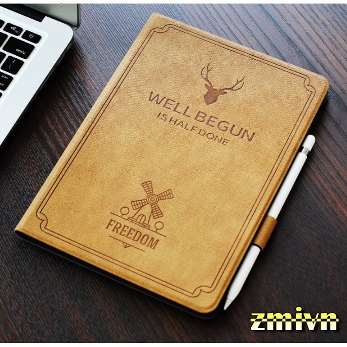 [Tặng bút] Ốp iPad, Bao Da iPad Logo Hươu / Ipad 2-3-4 / Air 1- 2 / Mini 1- 2- 3 - 4 / ipad new 2017-2018 / Air 3 / 10.5 | BigBuy360 - bigbuy360.vn