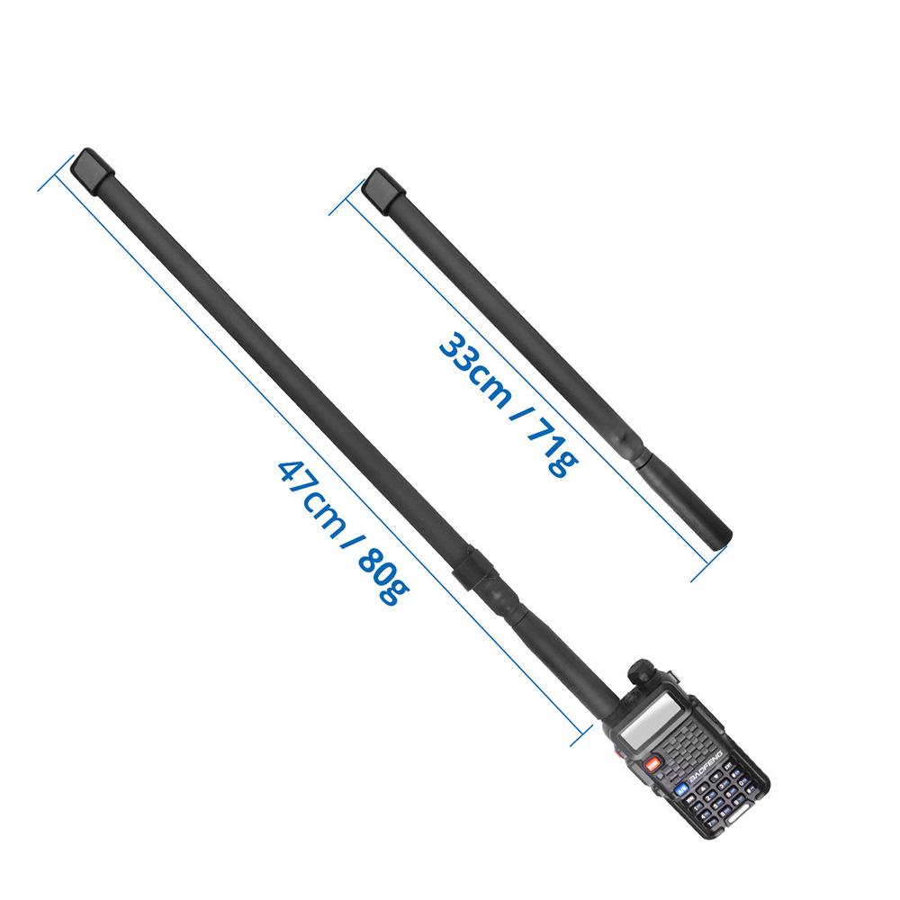 Ăng Ten Băng Tần Kép 144 / 430Mhz VHF UHF Pofung UV82 Baofeng UV-5R