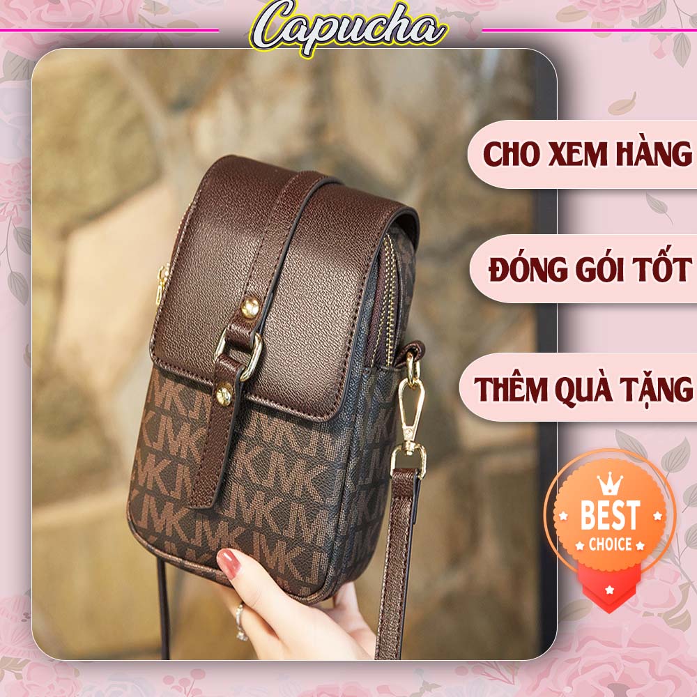 Túi xách nữ đeo chéo mini đựng điện thoại son phấn phong cách Hàn Quốc Capucha T55
