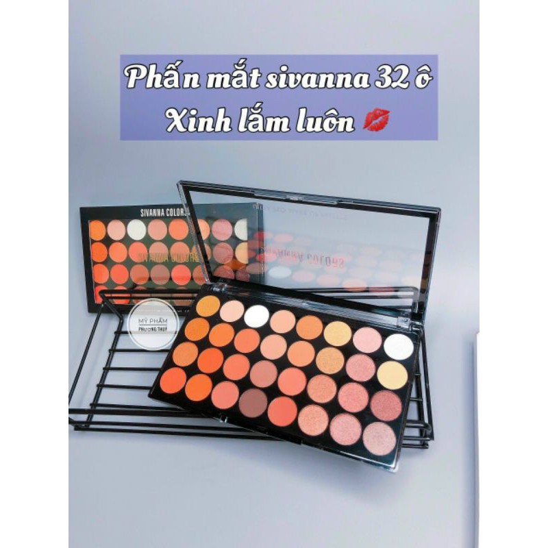 Bảng phấn mắt 32 ô Sivanna Colors Ultra Pro Makeup Palette HF372