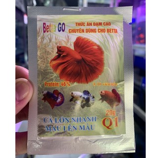 Cám Betta Go chuyên dùng cho cá Betta, kích màu và bổ sung dinh dưỡng
