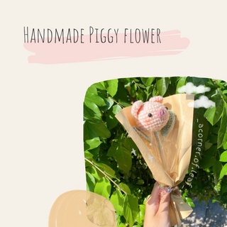 Bông lợn bằng len handmade