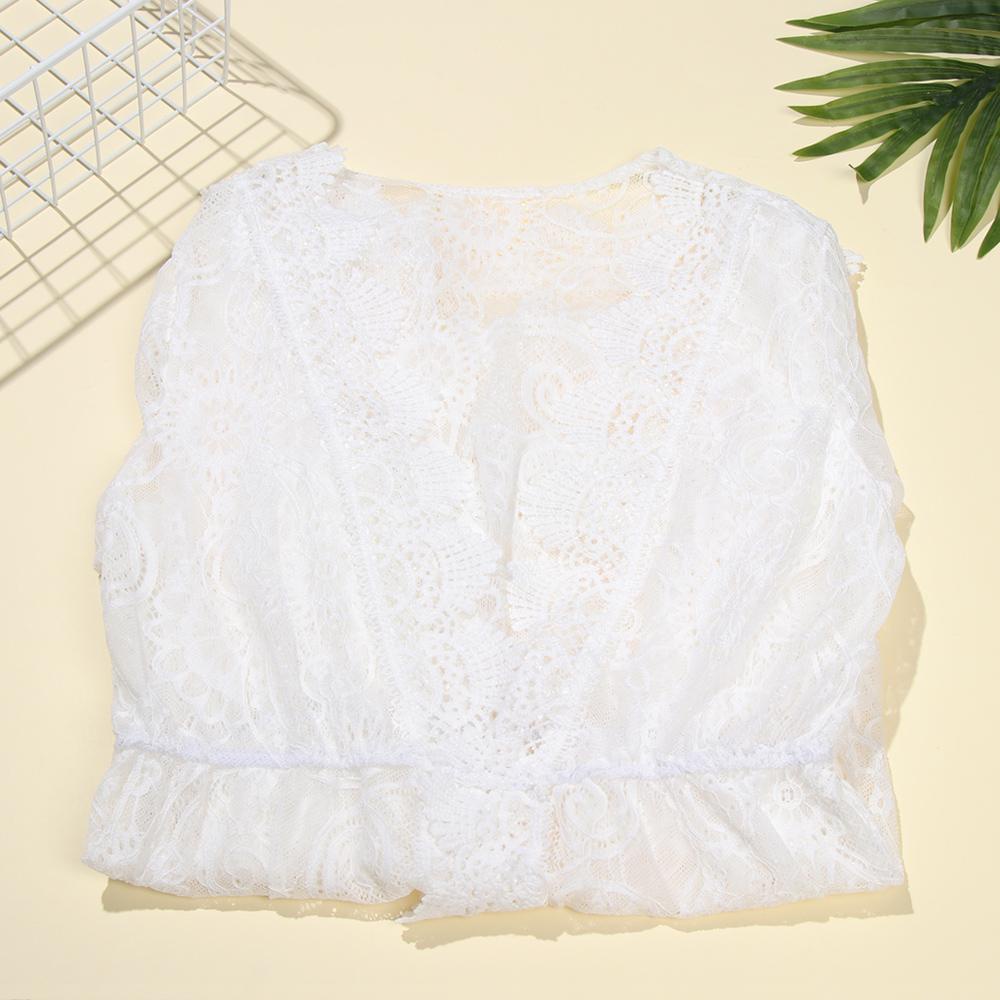 Myrongvn Đầm Ren Móc Trang Phục Bikini Đi Biển Mùa Hè