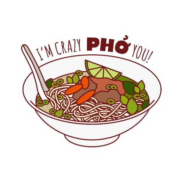 Bộ 40 hình dán Sticker các món ăn, Food sticker, hình dán thức ăn, hình dán laptop, hình dán nón bảo hiểm