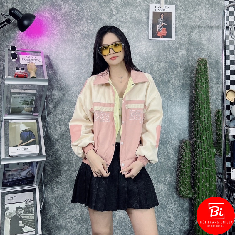 Áo Khoác Nữ Lửng Cổ Bẻ Phom Rộng_Chất Da Lộn Lót Trong Vải Dù Miro Mát Mịn_Bo Lai Bo Cổ Tay Bằng Len Dệt Kim_AKDL03