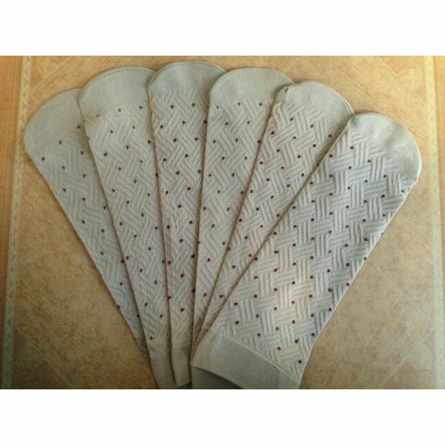 Tất da chấm bi ngắn (10đôi)